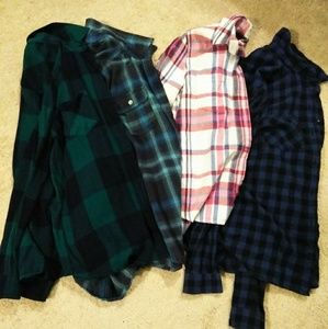 4 FLANNELS BUNDLE